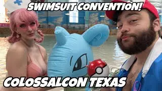 A WATERPARK ANIME CON?! ColossalCon Texas 2023 Cosplay Vlog