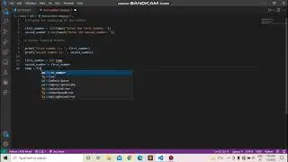Python Program For Swapping Of Two Number || Swap Two Numbers Using Third Variable In Python ||