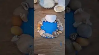 how to make a sea shell waterfall