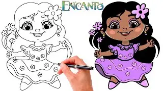 How To Draw ISABELA MADRIGAL From ENCANTO | Encanto Drawings