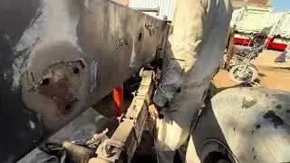 Hino Truck Accident Cabin Chassis Repair Complete Restoration Video 360p