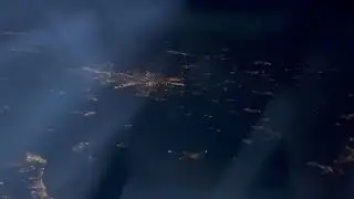 Spain / France from 38,000 feet Up
