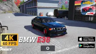 Bmw E36 |car x Street Mobile gameplay | 4k max graphics|