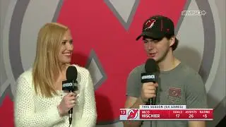 Nico Hischier Goes Over OT Winner vs. Wild | New Jersey Devils Post Game