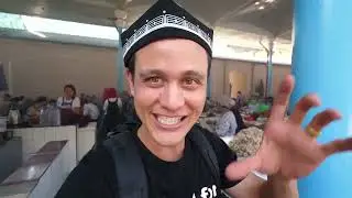 Mark Weins in UZB. Street Food in Uzbekistan   1,500 KG  of RICE PLOV Pilau