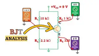 Internally Open Base Analysis in Voltage Divider Bias Transistor Circuit