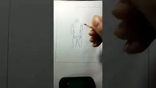 How to draw boy backside 👨&zwj;#shorts #boy #backside