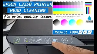 Epson l3250 head cleaning -  Fix L3250 print quality problem