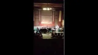 Daniele Hager, her Dad on the Trombone and Eric Thomas Johnson at the Piano