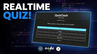 🌏 Build a Realtime Multiplayer Quiz Platform with NodeJs, Reactjs, socket.io (2024)  #reactjs