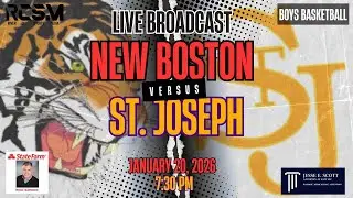 New Boston vs Ironton St. Joseph Boys 🏀