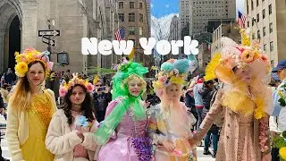 [4K]🇺🇸NYC Walk🗽2022 Easter Bonnet Festival on 5th Ave, Midtown Manhattan | April 2022