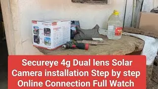 Secureye 4G Dual Lens Solar Camera CCTV Secureye wifi camera 4G Sim Camera#technology#solarcamera