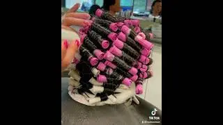 Short hair perm