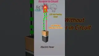 How Resistor Works in circuit animation video #Resistor #resistance