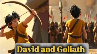 David the Shepherd vs Goliath the Warrior | Bible Story of Courage and Faith