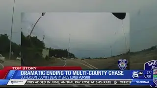 Dramatic ending to multi-county chase: Jefferson County deputy ends long pursuit