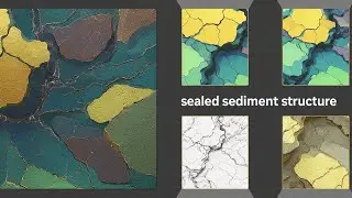 Sealed Sediment Structure: Luminous Gold Vein Art for Decoupage & Decor
