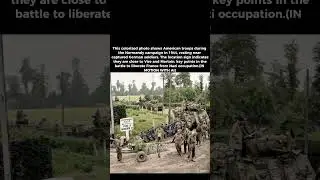 Normandy 1944 &ndash; US Troops and Captured German Soldiers Rest by Sherman Tanks