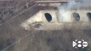 Suspect tear-gassed, arrested after hours-long standoff inside culvert at Dallas golf course