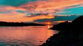 Beautiful Sunset Lake Ambience