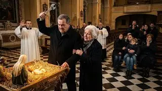 During Christmas Midnight Mass, Man Attacks Baby Jesus in Crib&hellip; Virgin Mary Appears and Freezes Him