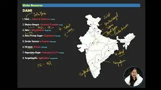 Class 10 Geography Map Work: 8 Important Dams & Rivers | CBSE  Exam 2026 #mapwork #dams #tricks