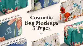 Cosmetic Handbag Mockups Presentation