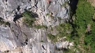 Via ferrata Falconera (prima parte) - video drone HD
