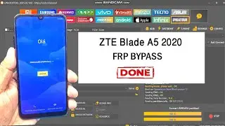ZTE A5 2020 Frp Bypass Unlock tool 2025