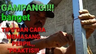 Cara pasang perpil benang untuk memasang bata