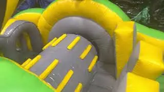 65 ft. Radical Run Obstacle Course rental from About to Bounce inflatable rentals.