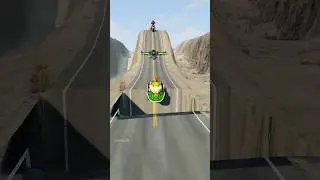 Mixed cars vs giant pit part1052 #automobile #beamngdrive #shortvideo #shorts #india