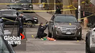 Toronto shooting: 2 dead in city's Riverdale neighbourhood as police hunt for suspects