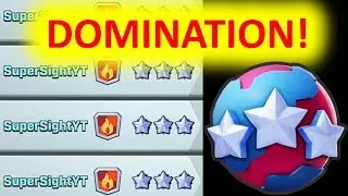 Rush Wars Domination Strategy for getting 15x stars!