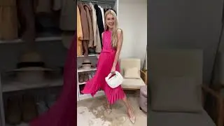 ANRABESS Women's Summer One Shoulder Midi Dress Sleeveless Twist Pleated Satin Cocktail Party Dress