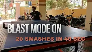 Table Tennis Smashes | 20 smashes in 40 seconds | Play and learn | 2024 stats | Sports