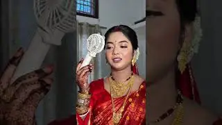 Assamese Bridal Makeup #assamesebridalmakeup #vlog #makeuptutorial #minivlog #makeuptips