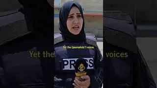 Palestinian journalist's message to UK journalists