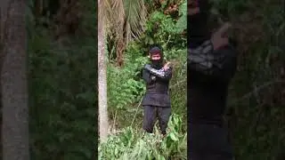 Ninja vs Soldiers  Epic Jungle Fight Scene! #americanninja #filmflashbacks #retrorewind