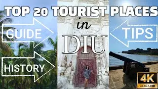 Top 20 Places to Visit in Diu 🇮🇳 | Hidden Gems & Historical Spots | Hiking Boots