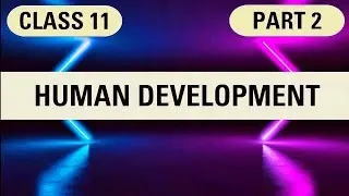 Chapter 4 Human Development part 2 class 11 Psychology | By P.K.T