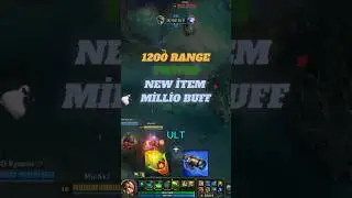 NEW ITEM + MILLIO BUFF 😈 TWITCH RANGE TEST! #lol #leagueoflegends #gaming #shorts #shortsvideo