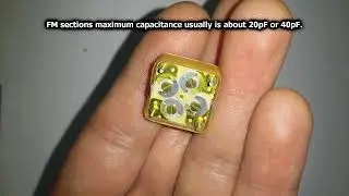 Variable Tuning Capacitor from AM-FM radios - Polyvaricon