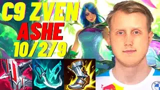 C9 ZVEN PLAYS ASHE VS KAI'SA ADC |NA CHALLENGER PATCH 11.8| [League of Legends] Full Gameplay