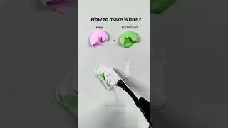 How to Make White Paint? #colormixing #satisfying