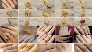 Wow😱 simple and beautiful ladies finger ring designs 2026/light weight gold ring designs 