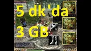 Knight Online Upgrade #3 beş dakikada dc premium almak