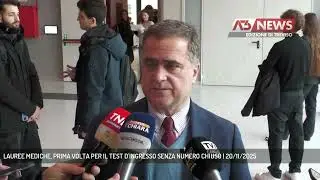 LAUREE MEDICHE, PRIMA VOLTA PER IL TEST D'INGRESSO SENZA NUMERO CHIUSO | 20/11/2025