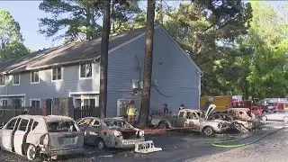 Owner whose car was among six to burn up after power lines fell believes it could've been prevented